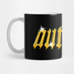 Autism 3D Chrome Typeface Effect Mug